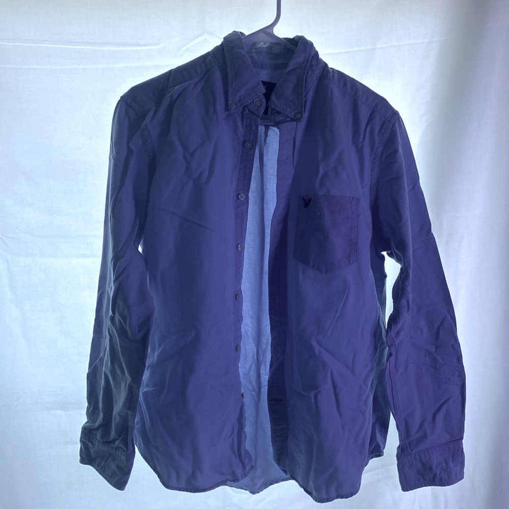 American Eagle | Classic Fit Long Sleeve | Sky Blue